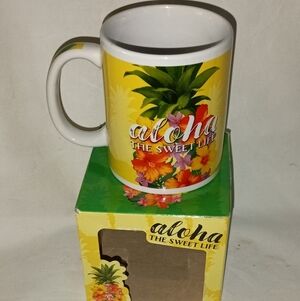 NIB Aloha Hawaii Coffee Mug Cup